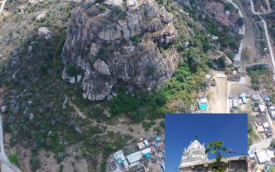 Kangundi Inselberg Fort in Shape of Shivling for Bouldering in Kuppam, Chittoor, Andhra Pradesh, India