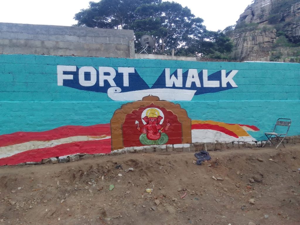 Kangundi Bouldering Heritage Village Street Painting